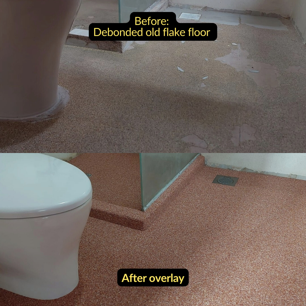 Check and Removal of Debonded Epoxy Paint/Flake (Floor only)