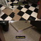 Check and Removal of Debonded Epoxy Paint/Flake (Floor only)