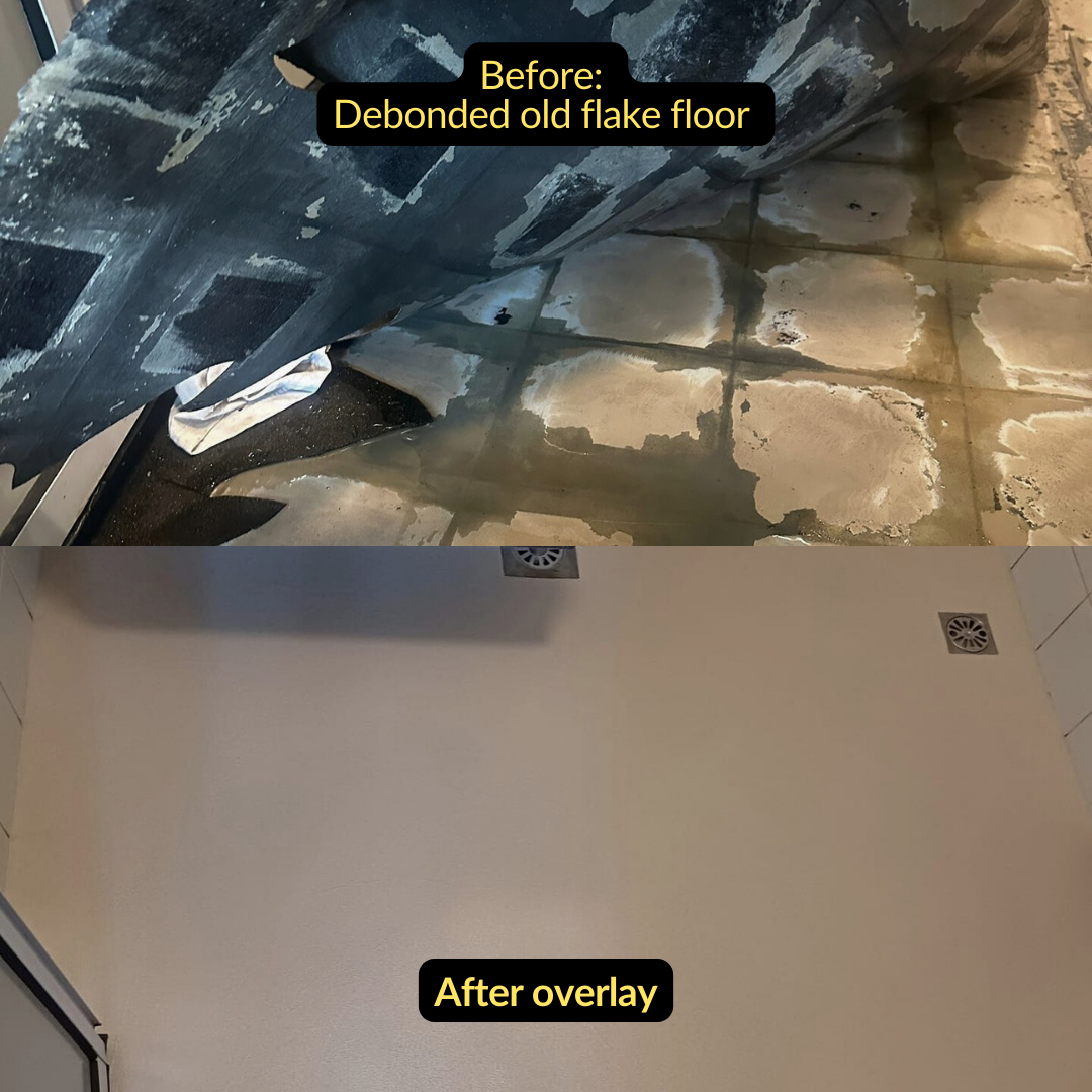 Check and Removal of Debonded Epoxy Paint/Flake (Floor only)