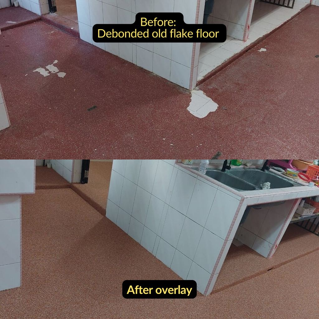 Check and Removal of Debonded Epoxy Paint/Flake (Floor only)