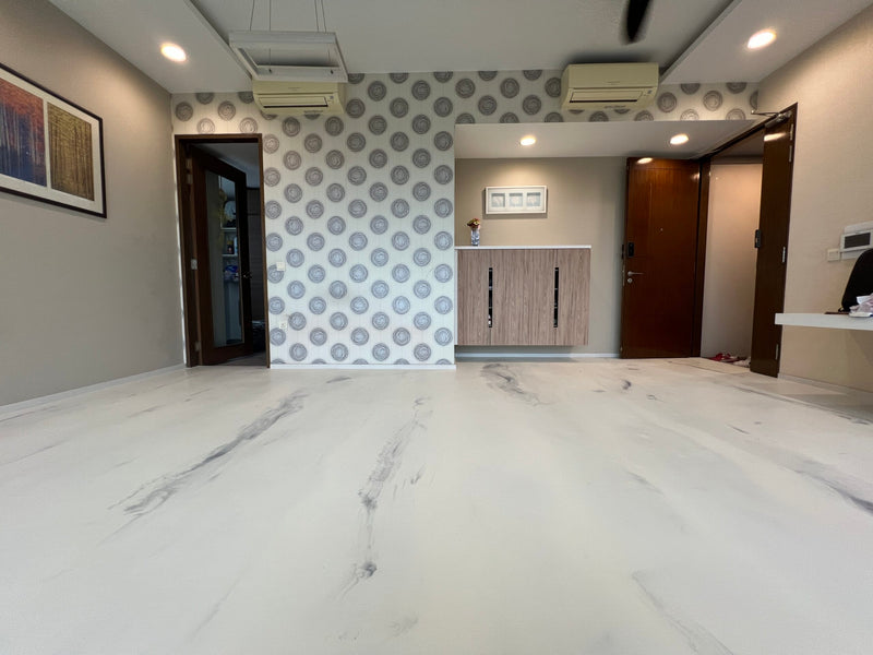 Obalay x Joan Koh (ID): Foresque Condo – 312 sqft Nanocrete Flooring - 1