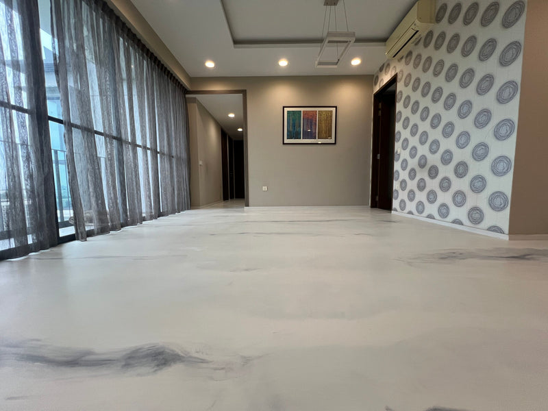 Obalay x Joan Koh (ID): Foresque Condo – 312 sqft Nanocrete Flooring - 2