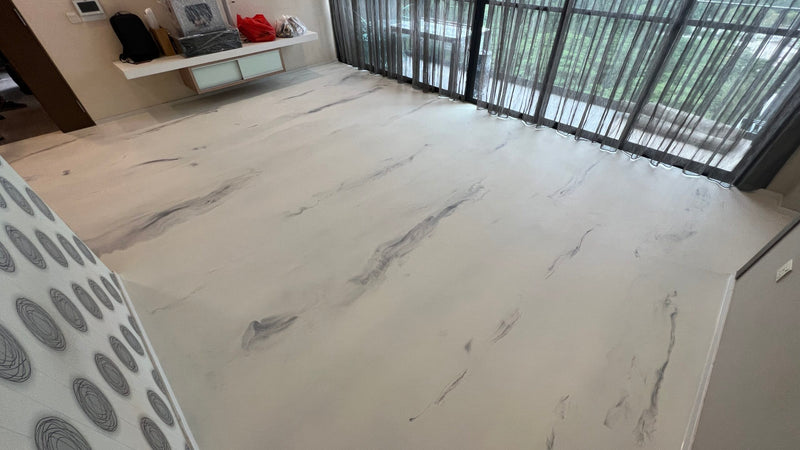 Obalay x Joan Koh (ID): Foresque Condo – 312 sqft Nanocrete Flooring - 3