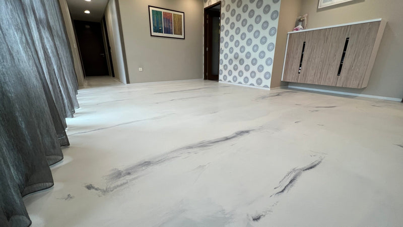 Obalay x Joan Koh (ID): Foresque Condo – 312 sqft Nanocrete Flooring - 6