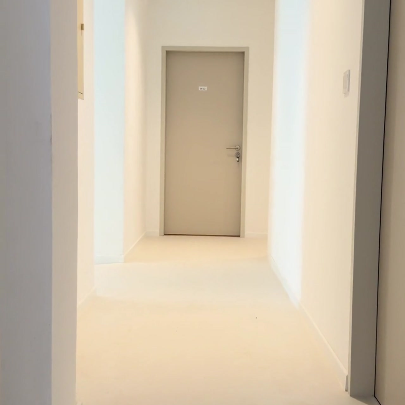 Novena Hall Hostel Upgrade: Microcement-Effect Epoxy Flooring & Wall Overlay - 4