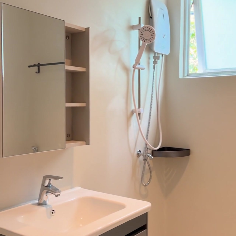 Novena Hall Hostel Upgrade: Microcement-Effect Epoxy Flooring & Wall Overlay - 6