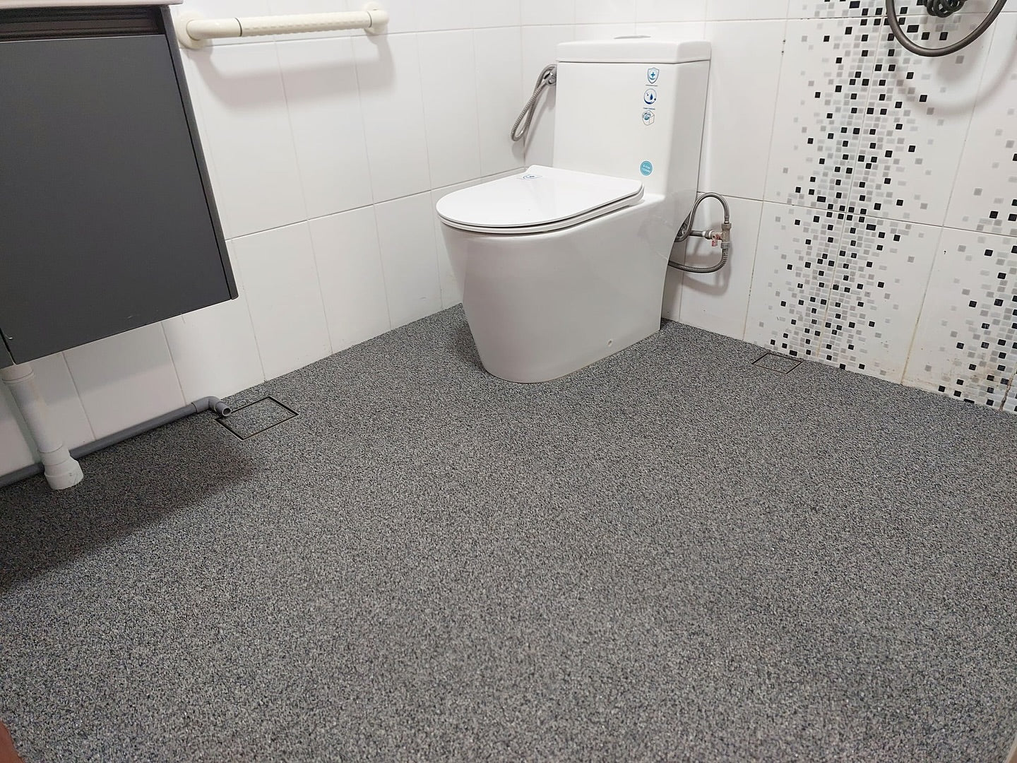 Anti Slip Toilet Floor Overlays built to last! 